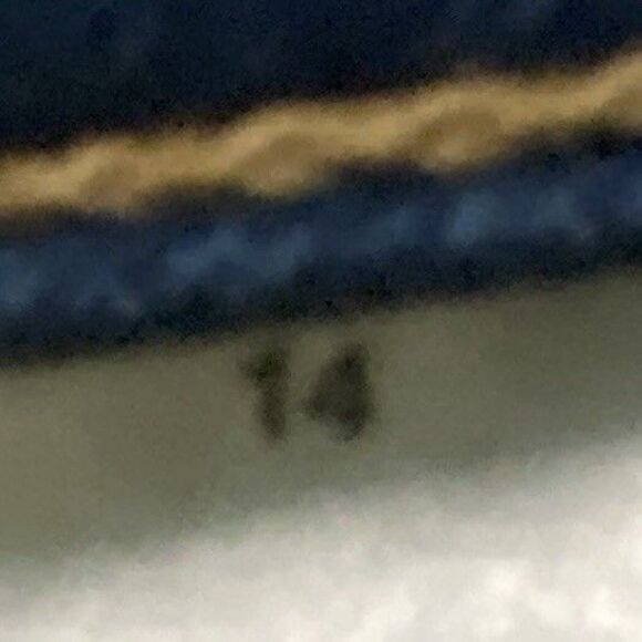 Old Navy Woman’s 14 Jeans Boot-Cut 36x31 Med Blue High Rise Metal Zip BRAND NEW - Picture 12 of 12